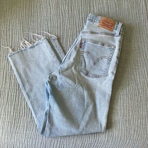 Levi’s ribcage straight jeans
